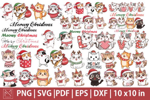 34 Meowy Christmas SVG Designs Bundle Review