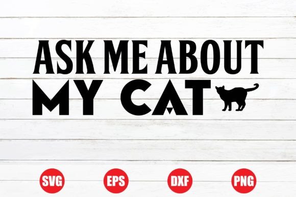 Ask Me About Cat Embroidery Design Review