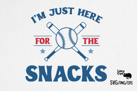 Baseball Here for the Snacks SVG PNG Review