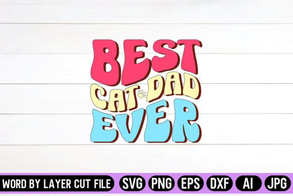 Best Cat Dad Ever Retro Design Review
