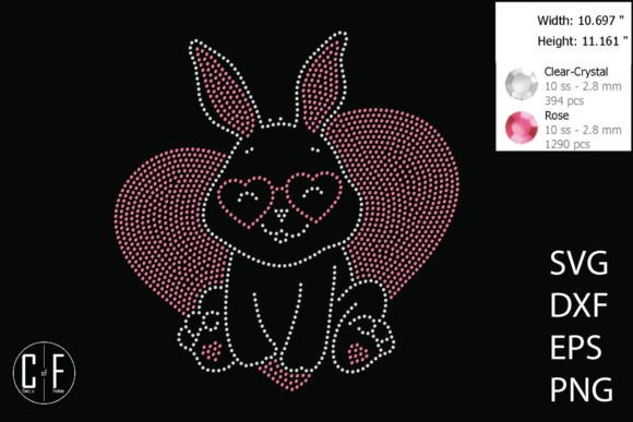 Cat and Heart Rhinestone Template Review