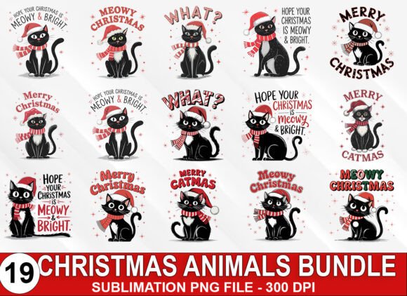 Christmas Cat Sublimation Bundle Review