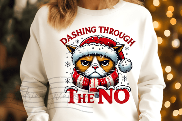 Christmas Grumpy Cat Sublimation Clipart Review