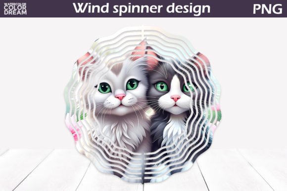 Cute Cat Wind Spinner Embroidery Review