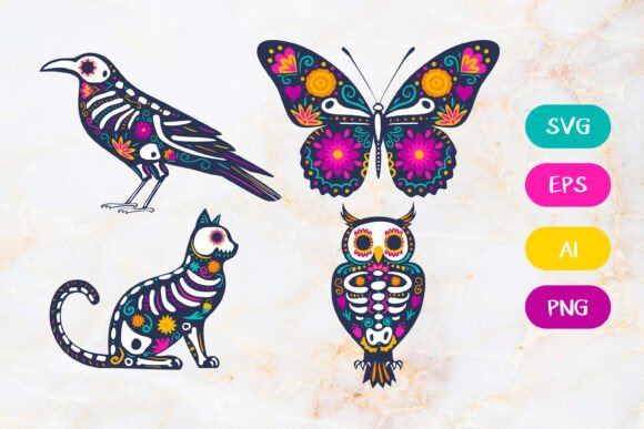 Day of the Dead Animals SVG Review