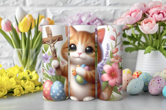 Easter Cat Tumbler Wrap Review