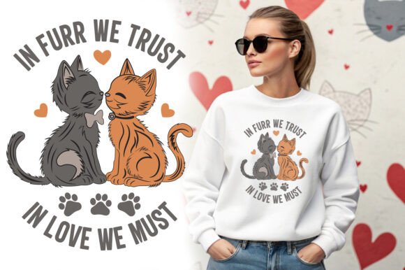 Furr Love Cute Couple Cat Graphic Design Review