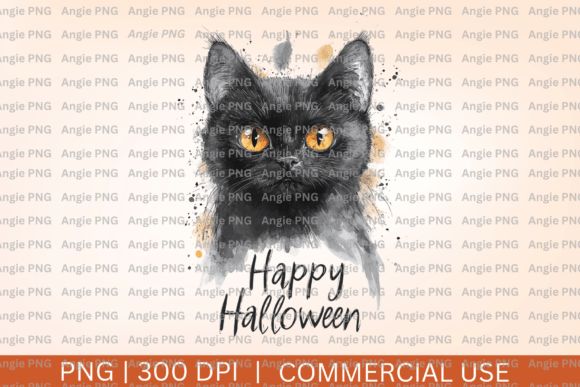 Happy Halloween Cat PNG Clipart Review