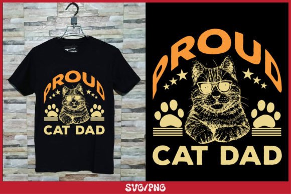 Proud Cat Dad T Shirt Design Review