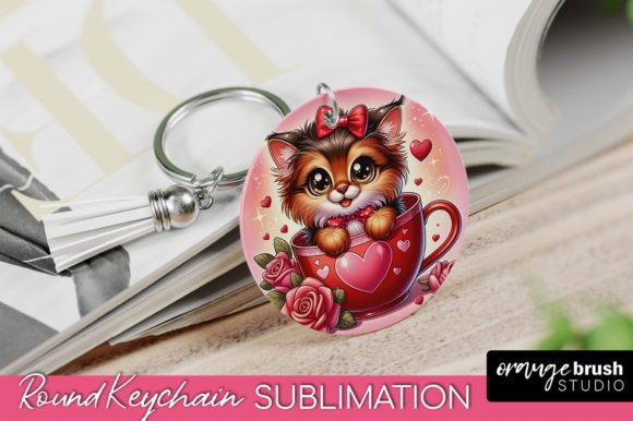 Valentine's Day Cat Keychain Design Review