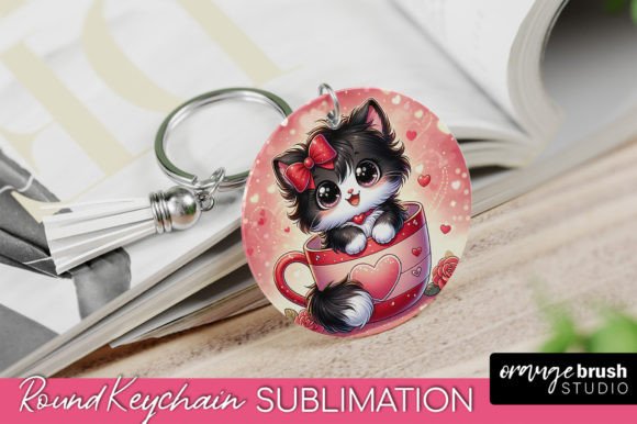 Valentines Cat Keychain Embroidery Review